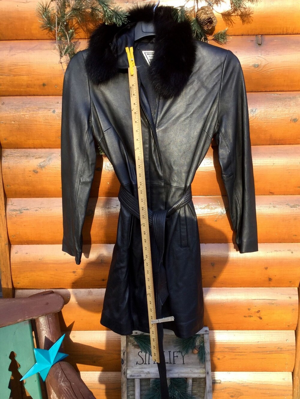RED LEATHER JACKET Textured Pebble Size L WORTHINGTON EPLC - Picture 12 of 16